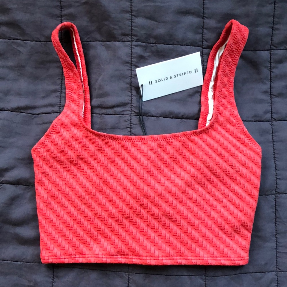 NWT Solid & Striped Jamie Top